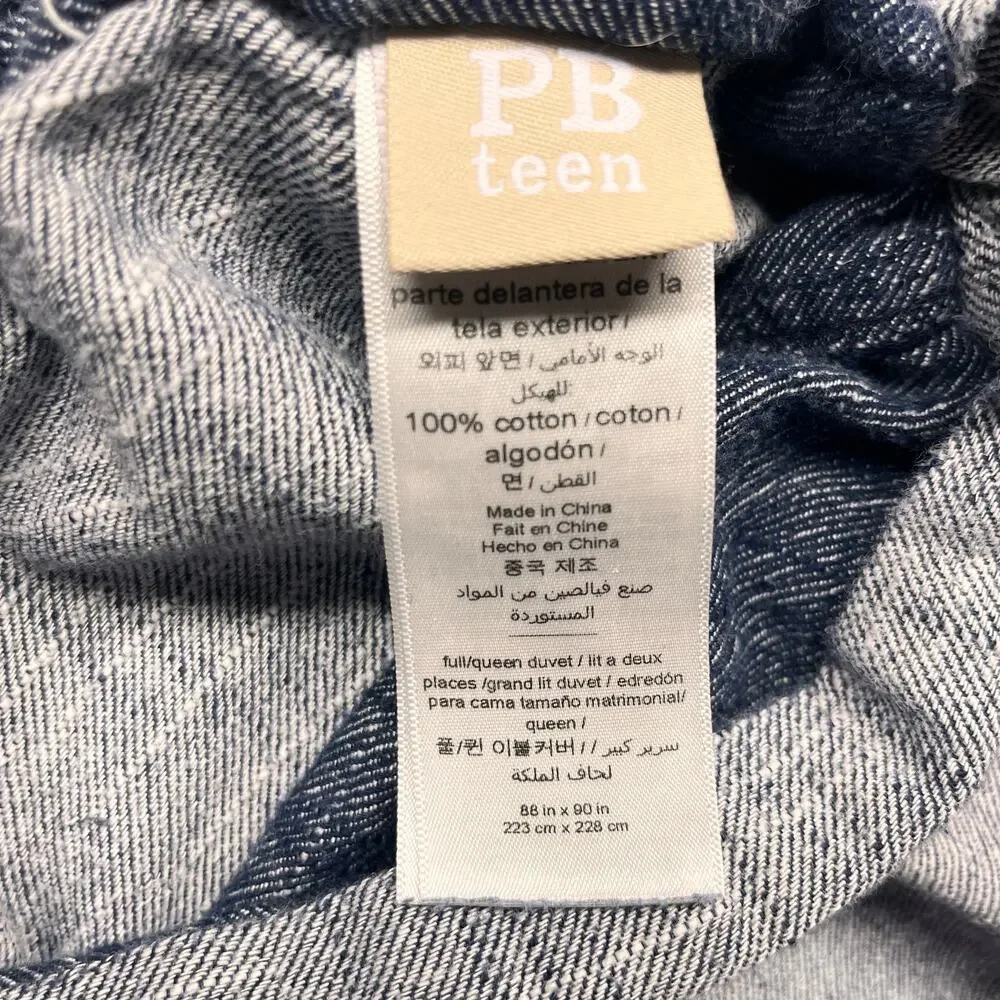 Pottery Barn Teen soft chambray